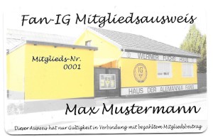 neuer Mitgliedsausweis Muster